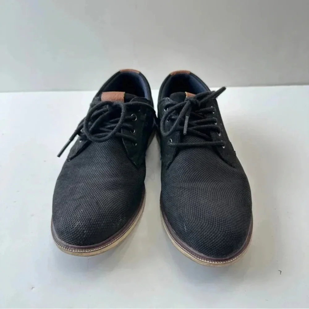 Max + Jake Lil Oscar Oxford Dress‎ Shoes Kids Boys Size 2M Black Suede Like